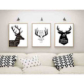 Painting by numbers "Merry Christmas" deer